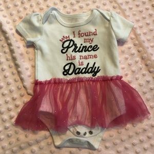 Preowned Baby bodysuit with tutu